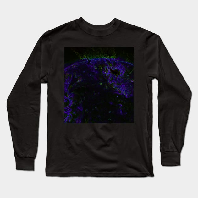 Black Panther Art - Glowing Edges 401 Long Sleeve T-Shirt by The Black Panther